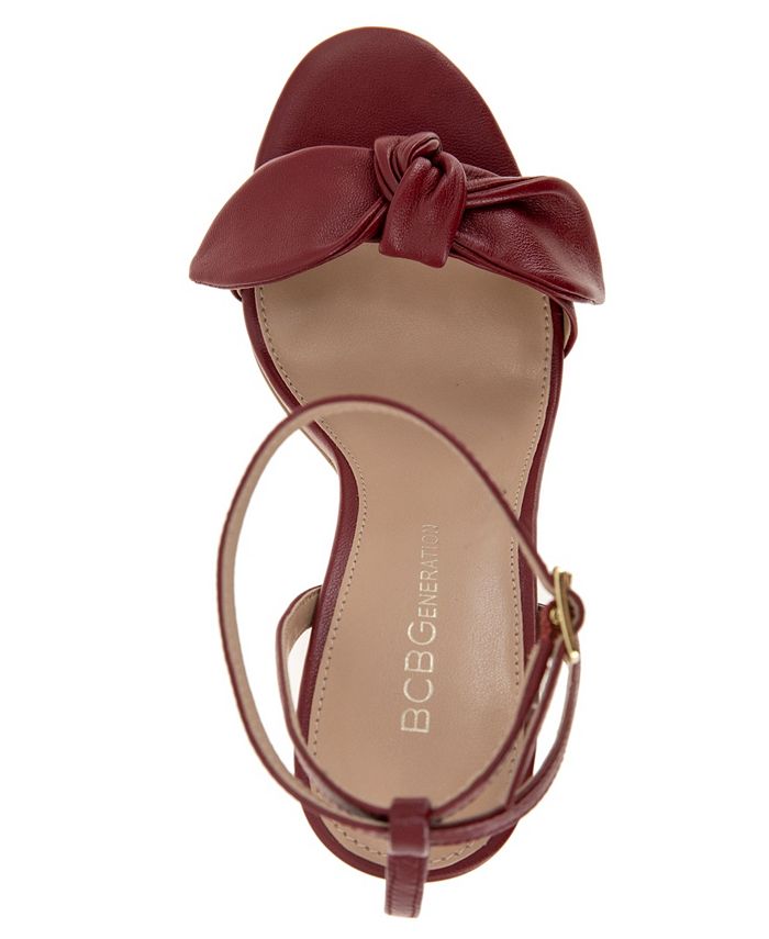 BCBGeneration Women s Jamina Bow Detail Dress Sandal Macy s