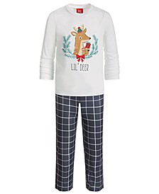 Matching Kid's Lil Deer Mix It Family Pajama Set, Created for Macy's