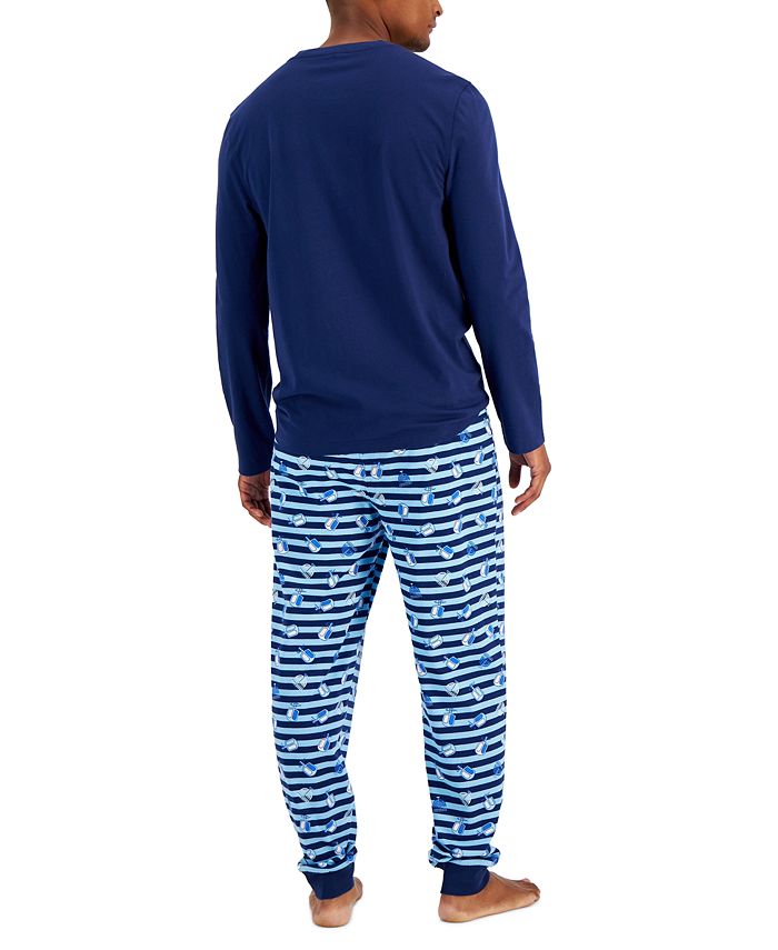 Family Pajamas Matching Men's Hanukkah Family Pajama Set, Created for ...