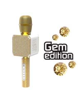 Tzumi Pop Solo Bling Bluetooth Karaoke Microphone with Smartphone Holder