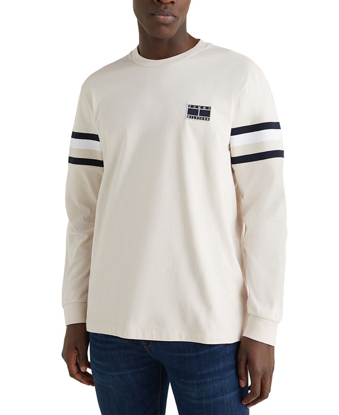 Tommy Hilfiger Long Sleeve Stripe Casual T-Shirt -
