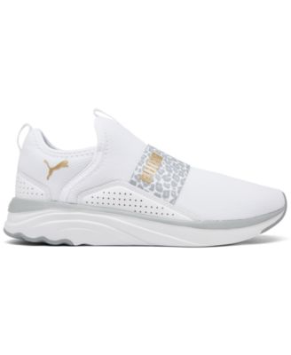 Puma Women's Softride Sophia Leopard Slip-On Casual Sneakers from Finish Line