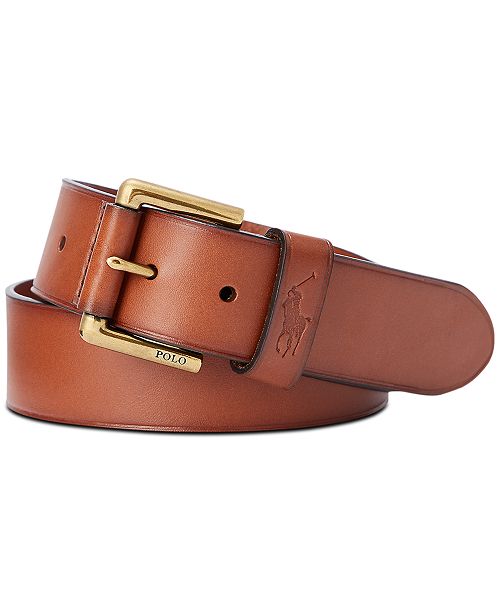 alfani Polo Ralph Lauren Men's Leather Dress Belt Men's Fashion & Accessories