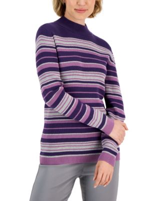 karen scott mock neck sweater