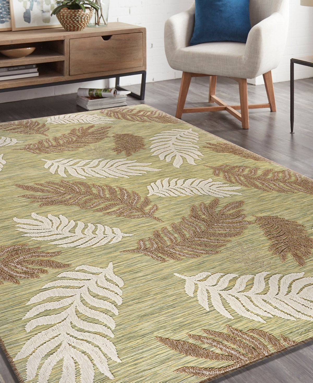 Lr Home Haven HVN81606 Outdoor Area Rug - Green