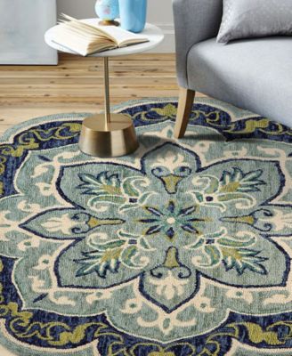 Radiance RDC-077 4' x 4' Round Area Rug