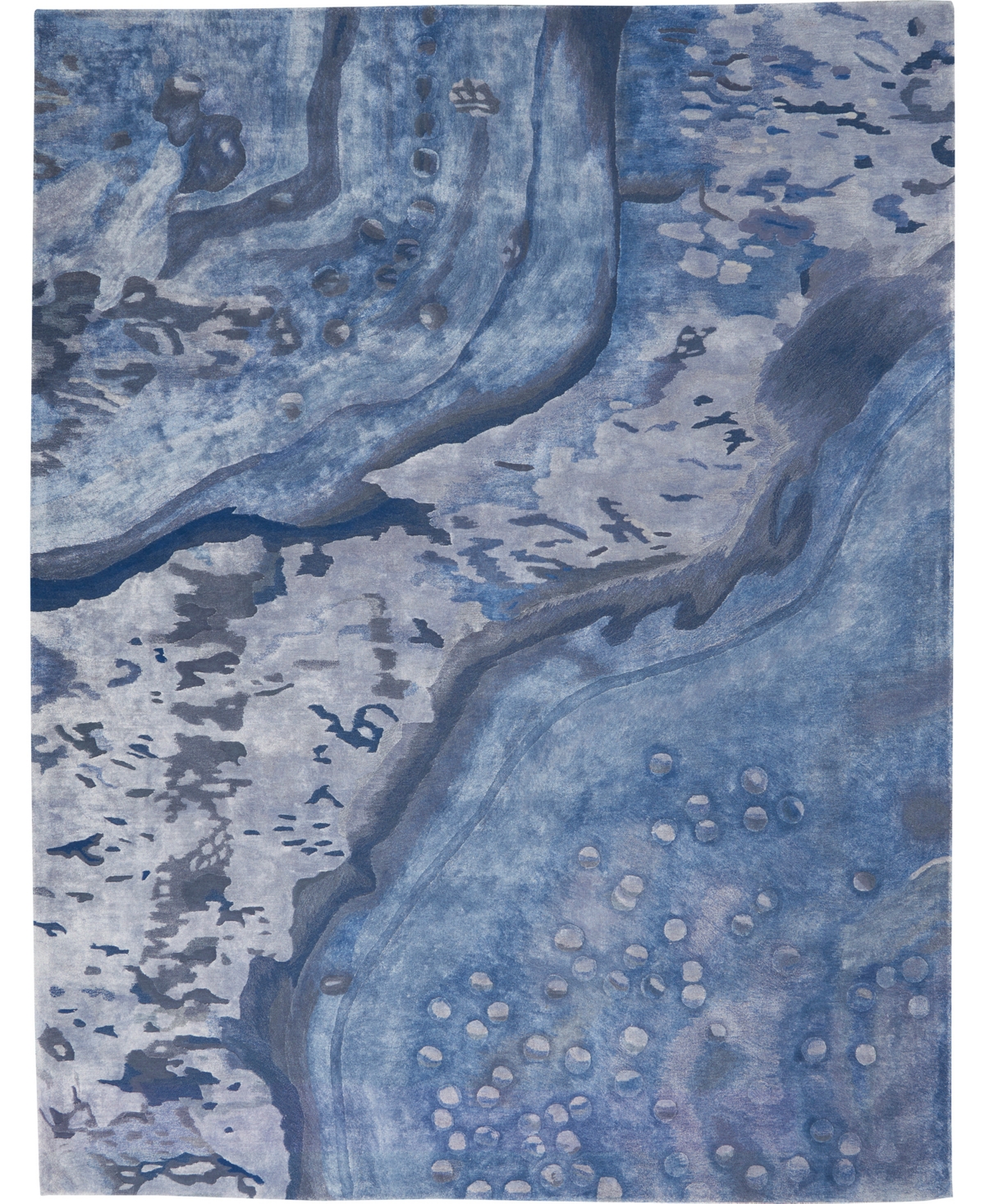 Nourison Home Prismatic PRS05 7'9in x 9'9in Area Rug - Blue