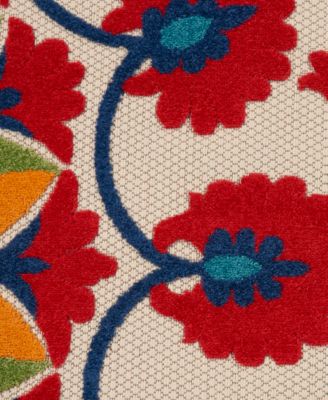 Aloha ALH20 7'10" x 7'10" Round Outdoor Area Rug