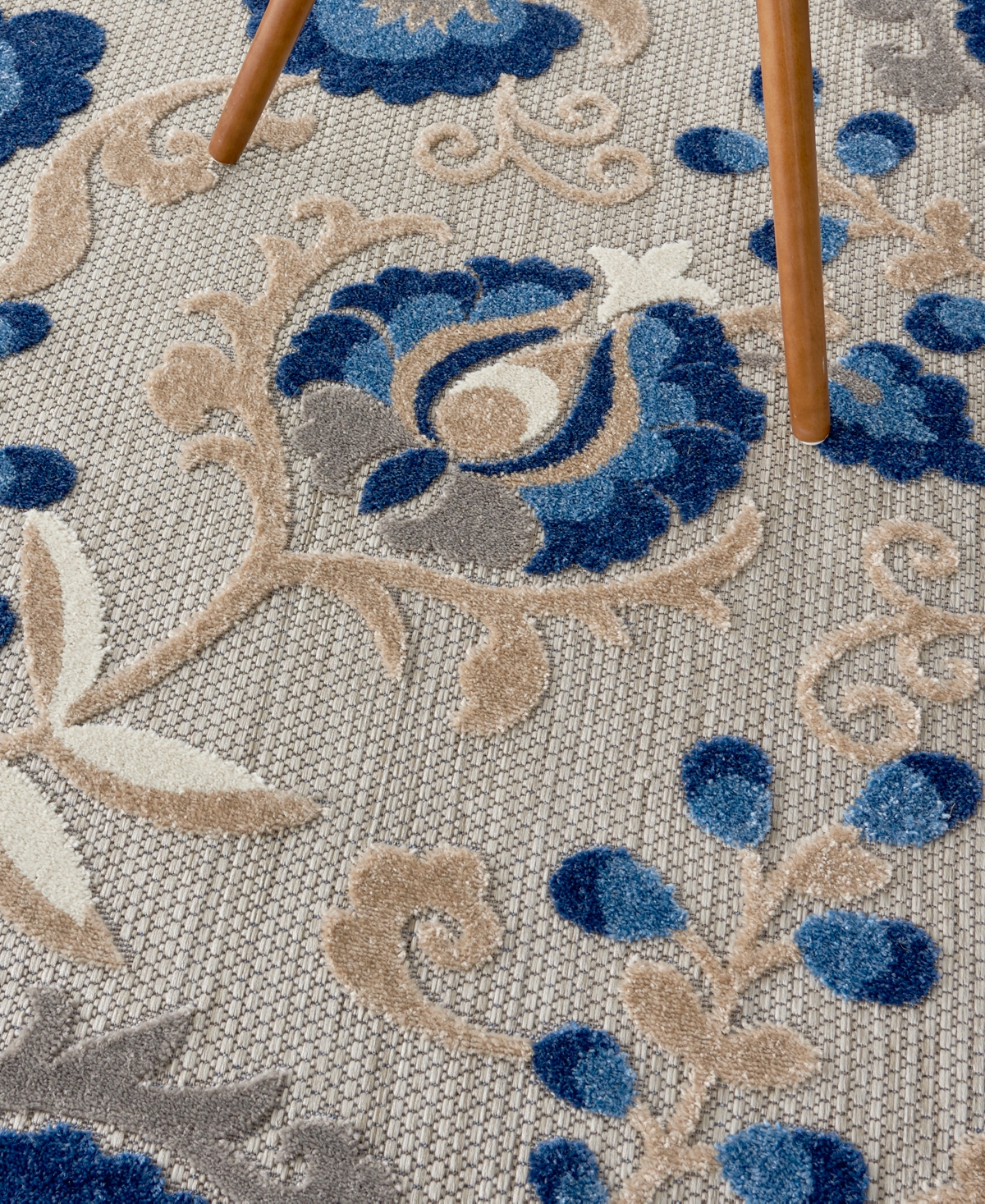 Nourison Home Aloha ALH17 5'3" x Round Outdoor Area Rug