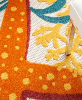 Aloha ALH24 5'3" x 7'5" Outdoor Area Rug