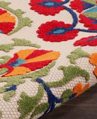 Aloha ALH20 4' x 4' Round Outdoor Area Rug