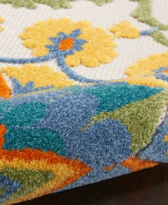 Aloha ALH22 2'8" x 4' Outdoor Area Rug