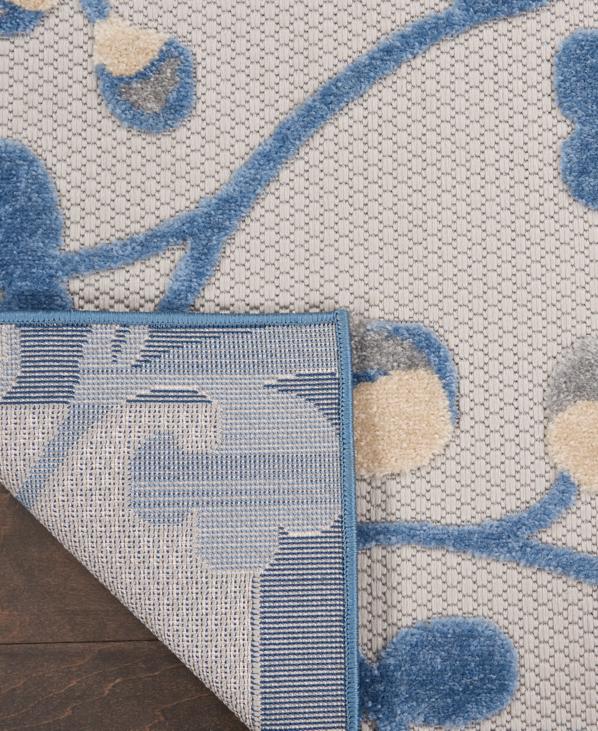 Nourison Home Aloha ALH17 Outdoor Area Rug - Gray