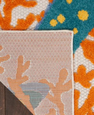 Aloha ALH24 5'3" x 7'5" Outdoor Area Rug