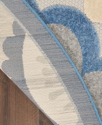 Aloha ALH25 7'10" x 7'10" Round Outdoor Area Rug