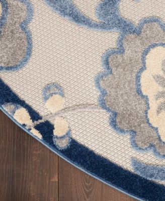 Aloha ALH17 4' x 4' Round Outdoor Area Rug