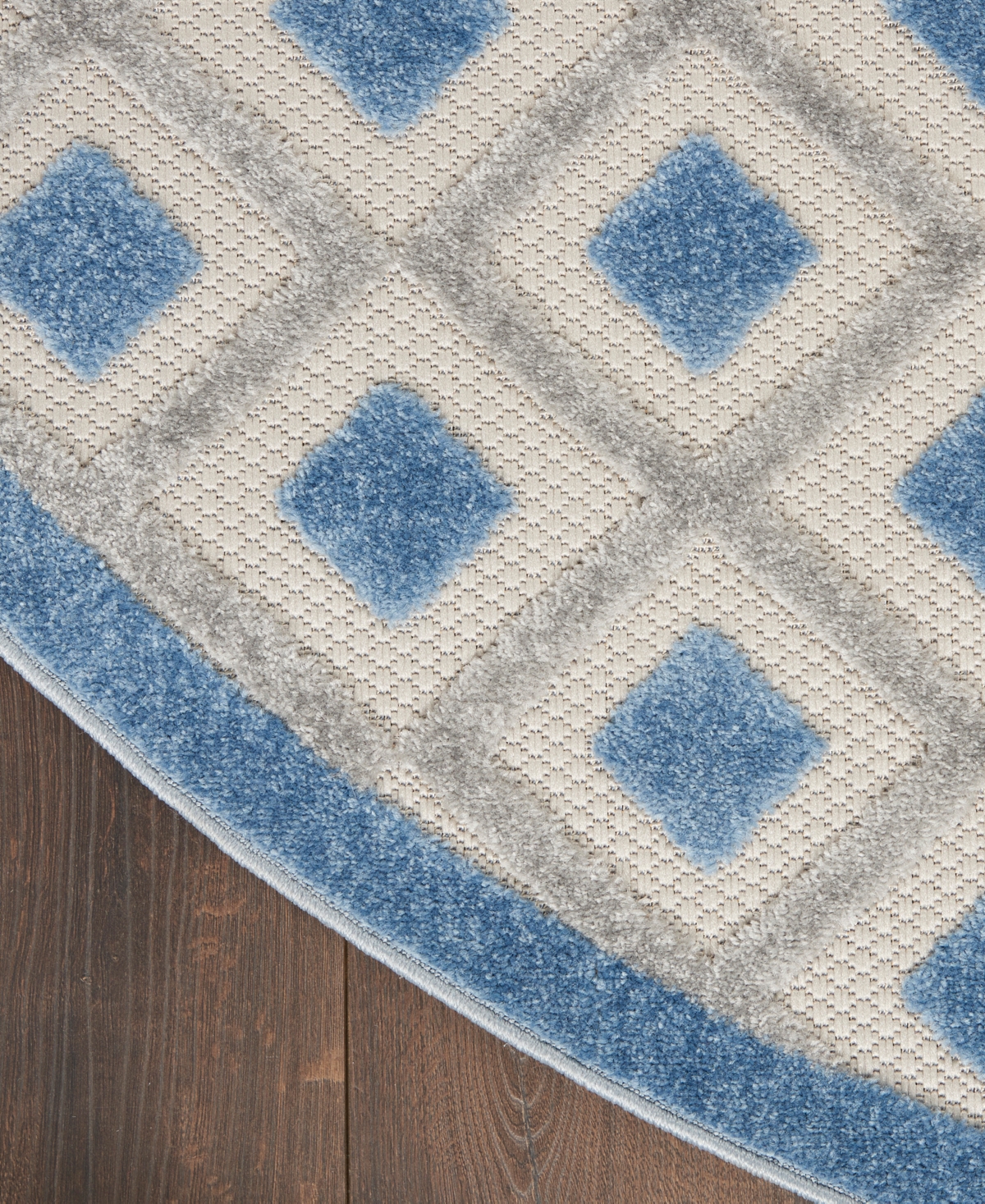 Nourison Home Aloha ALH26 x Outdoor Area Rug - Gray