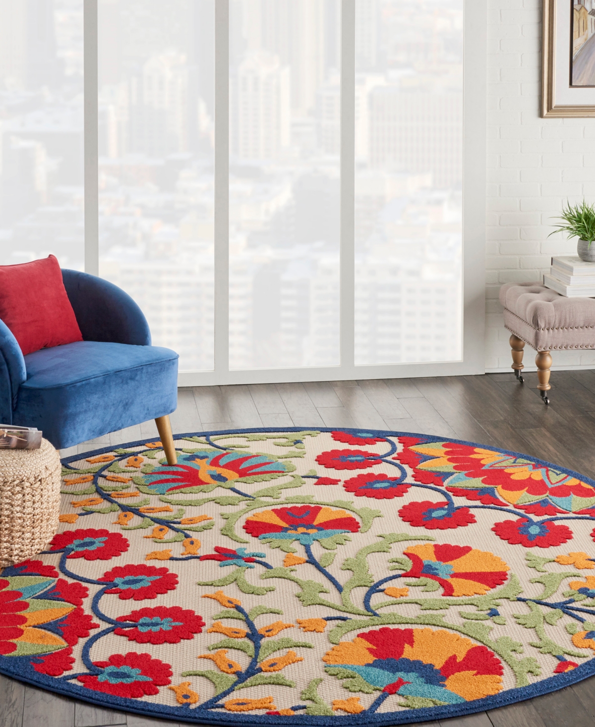 Nourison Home Aloha ALH20 x Outdoor Area Rug - Multi