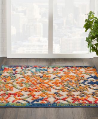 Aloha ALH21 2'8" x 4' Outdoor Area Rug