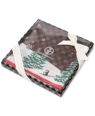Giani Bernini - Giftable Holiday Bears Square Scarf