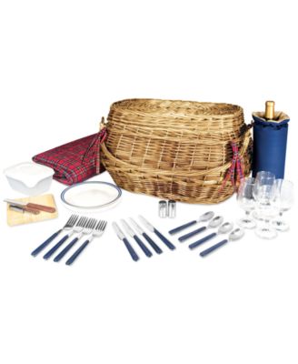 Red Highlander Picnic Basket