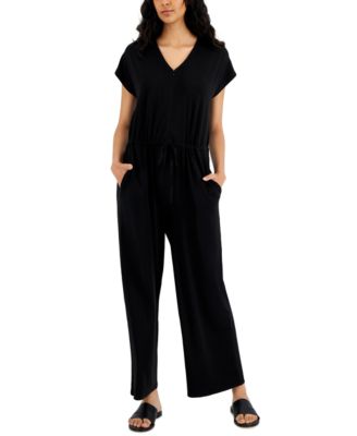 eileen fisher wide leg jumpsuit