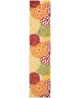 Aloha ALH05 2'3" x 10' Outdoor Runner Area Rug