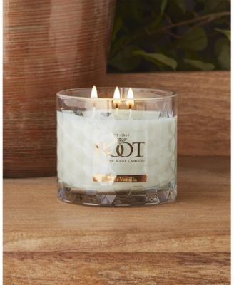 French Vanilla Fragrance Honeycomb Glass Jar Candle