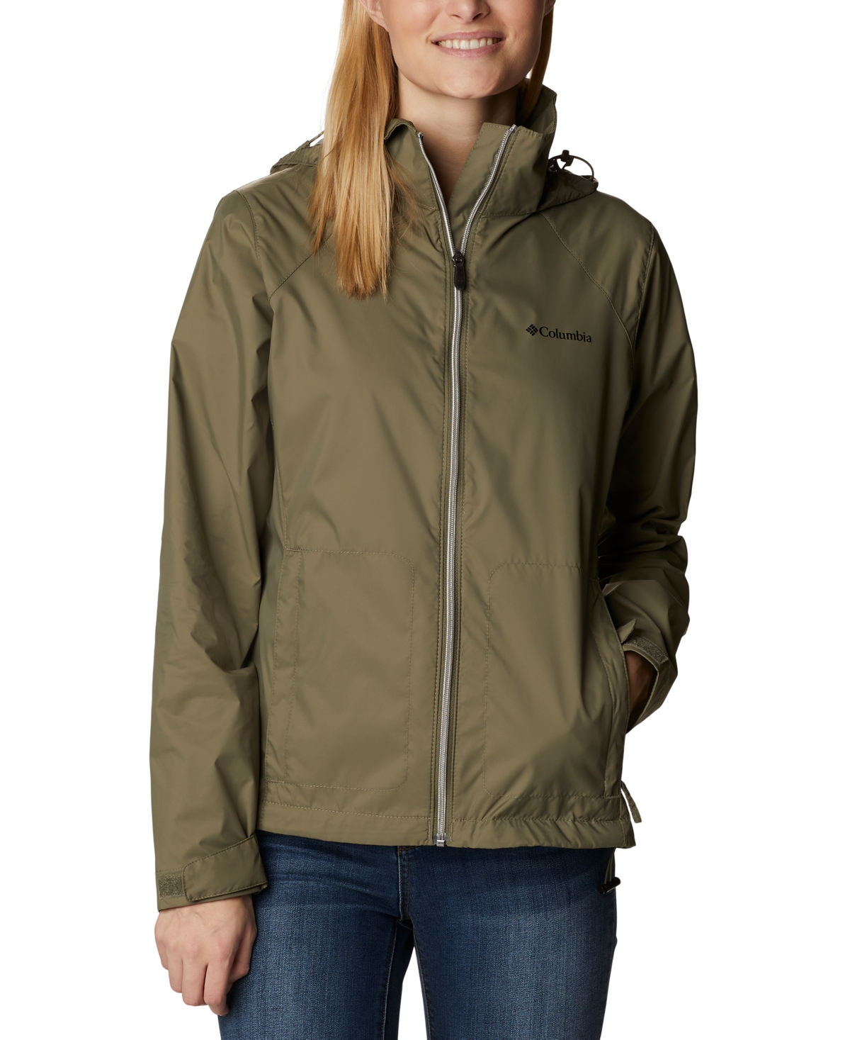 Women's switchback waterproof packable rain jacket clearance