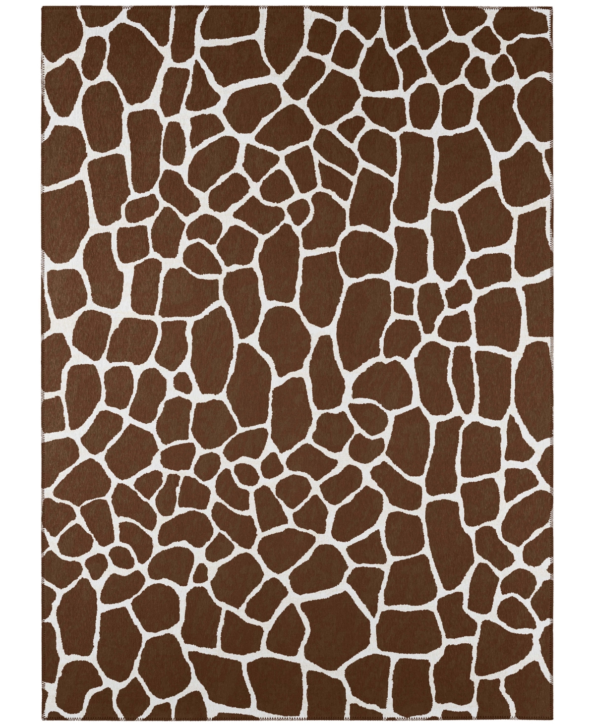 D Style Mali Ml4 5' X 7'6" Area Rug In Chocolate