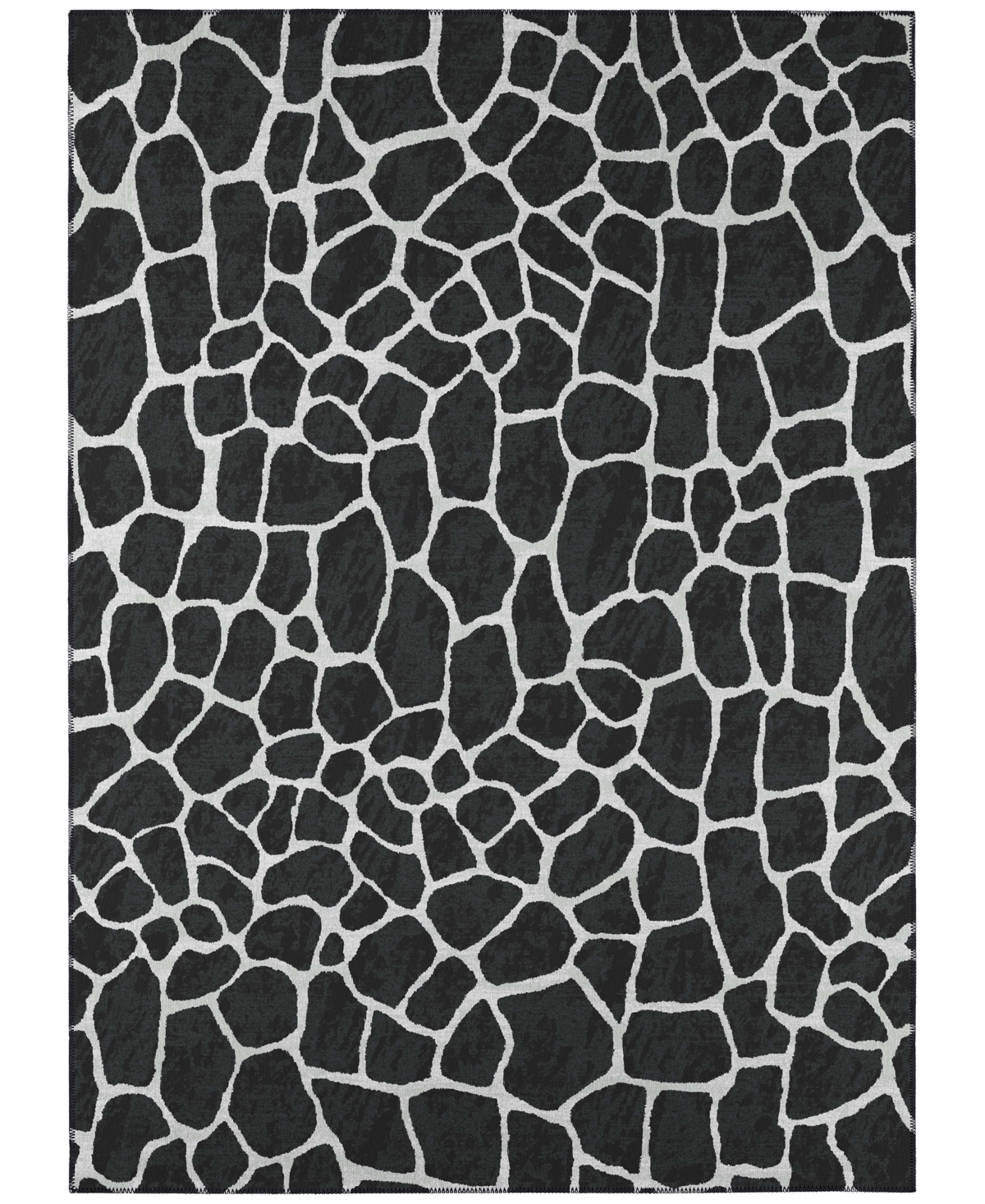 D Style Mali Ml4 5' X 7'6" Area Rug In Midnight