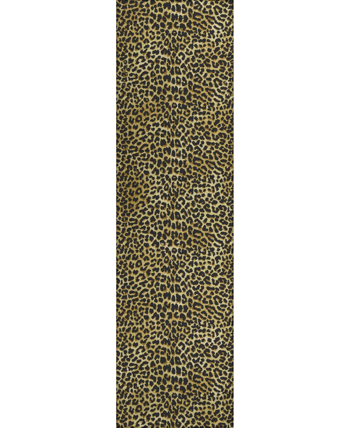 D Style Mali Ml2 2'3" X 7'6" Runner Area Rug In Gold Tone