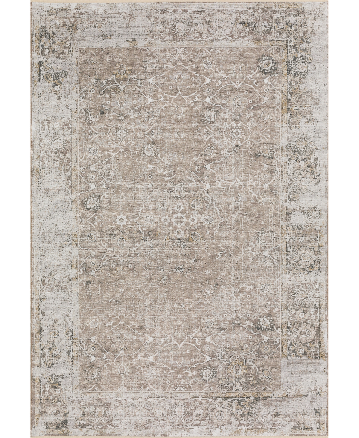 D Style Ionic IOC2 8' x 10' Area Rug - Taupe