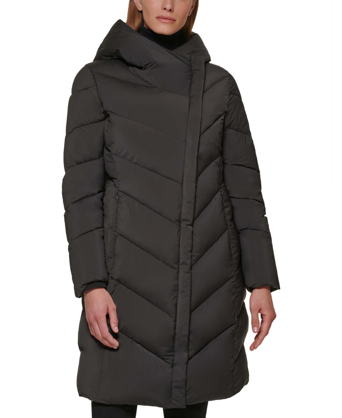 Calvin Klein Women's Hooded Maxi Puffer Coat