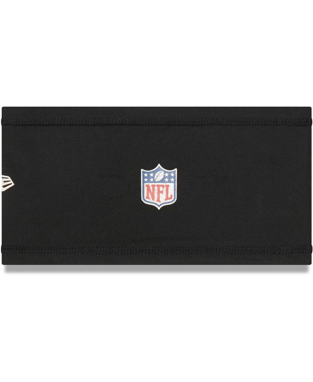 Shop New Era Men's Black Chicago Bears Official Training Camp Coolera Headband