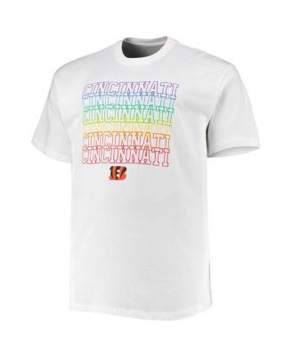 Men's White Cincinnati Bengals Big and Tall City Pride T-shirt