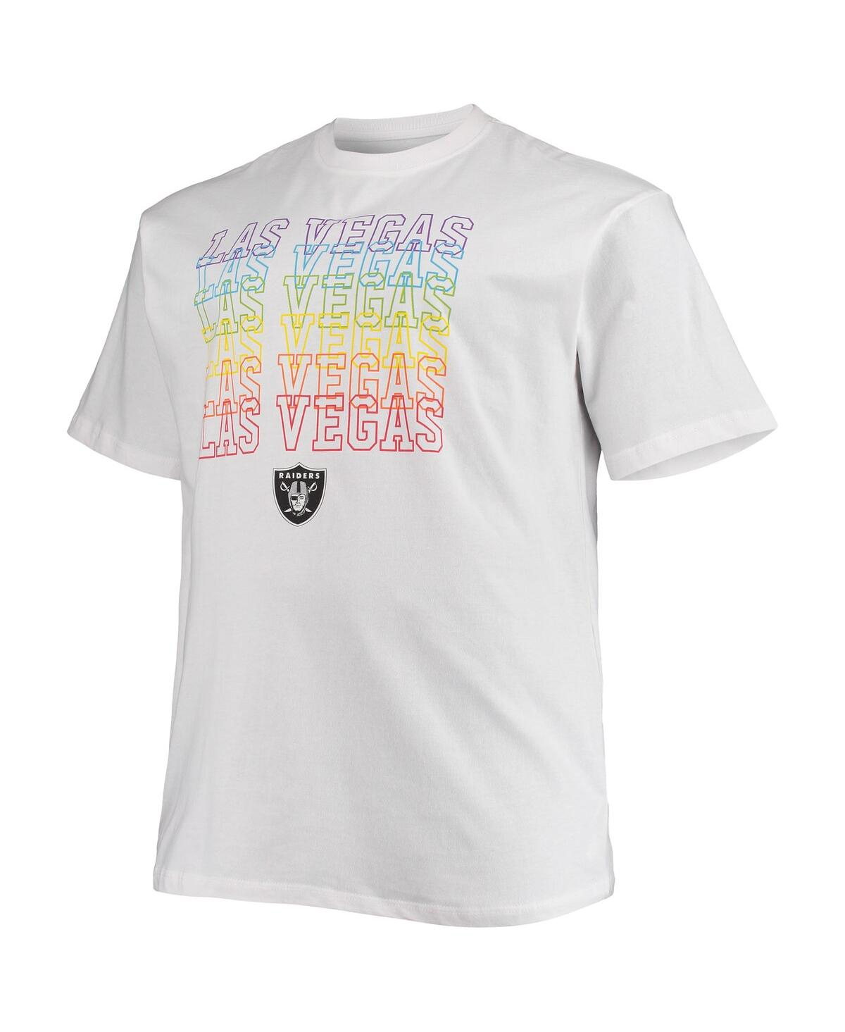 Fanatics Branded White Las Vegas Raiders Big & Tall City Pride T-shirt In White