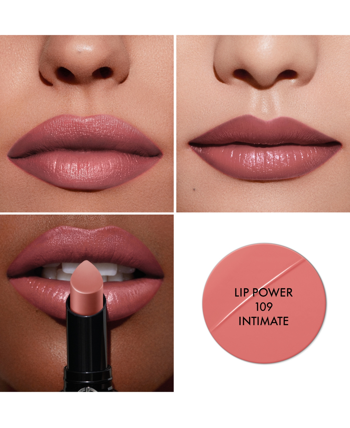 Armani Collezioni Armani Beauty Lip Power Vivid Color Long Wear Lipstick In Pink