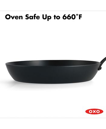 OXO Obsidian Carbon Steel 12 Frypan with Silicone Sleeve