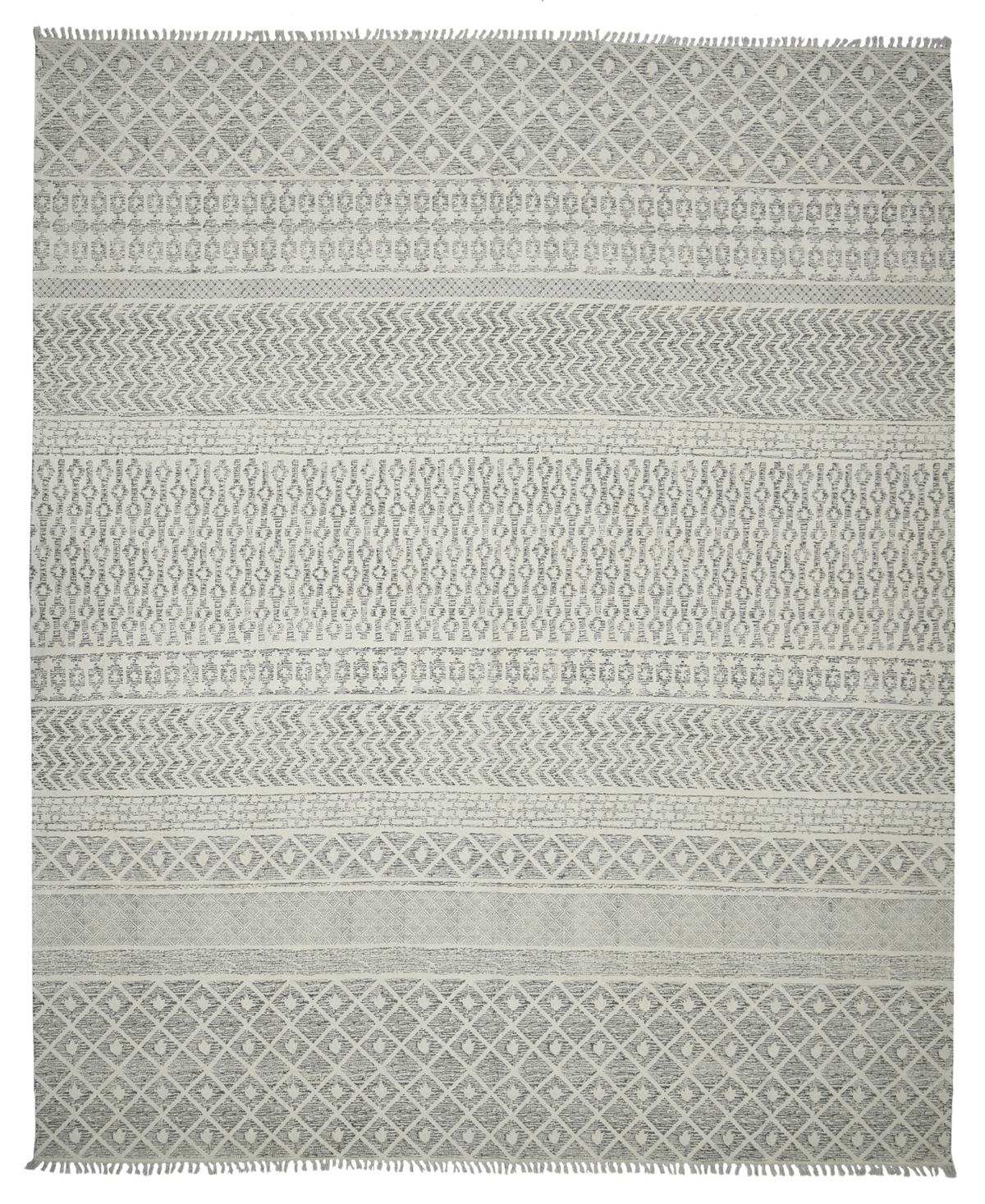 Amer Rugs Dune Dun-5 8'6in x 12' Area Rug - Gray