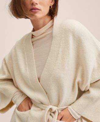 Women's Knitted Cardigan with Belt