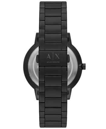 A|X Armani Exchange Men's Multifunction Black Stainless Steel Bracelet Watch,  42mm & Reviews - All Watches - Jewelry & Watches - Macy's