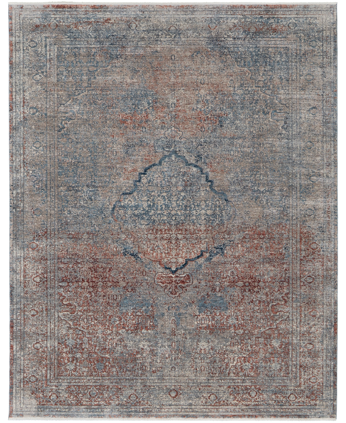 Feizy Gilford R39GV 12' x 15' Area Rug - Blue, Multi