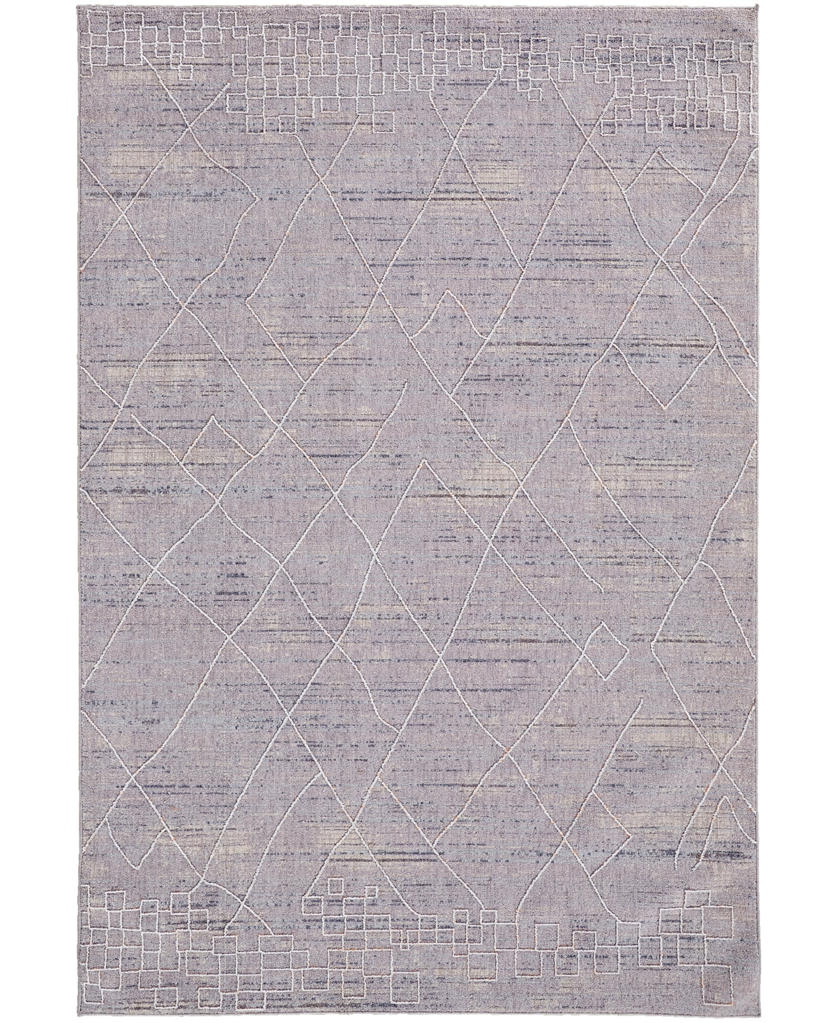 Feizy Edwardo R39FC 5' x 8' Area Rug - Gray