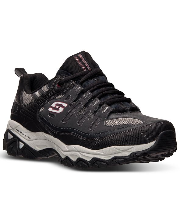 skechers men's energy afterburn shoes wide width