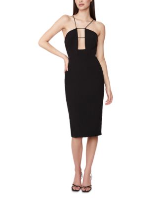 Bardot - Women's Cristabel Plunge-Neck Midi Dress