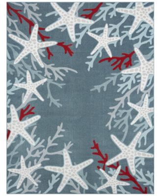 Shop Global Rug Designs Aquatic Coral 18386 Area Rug In Cream