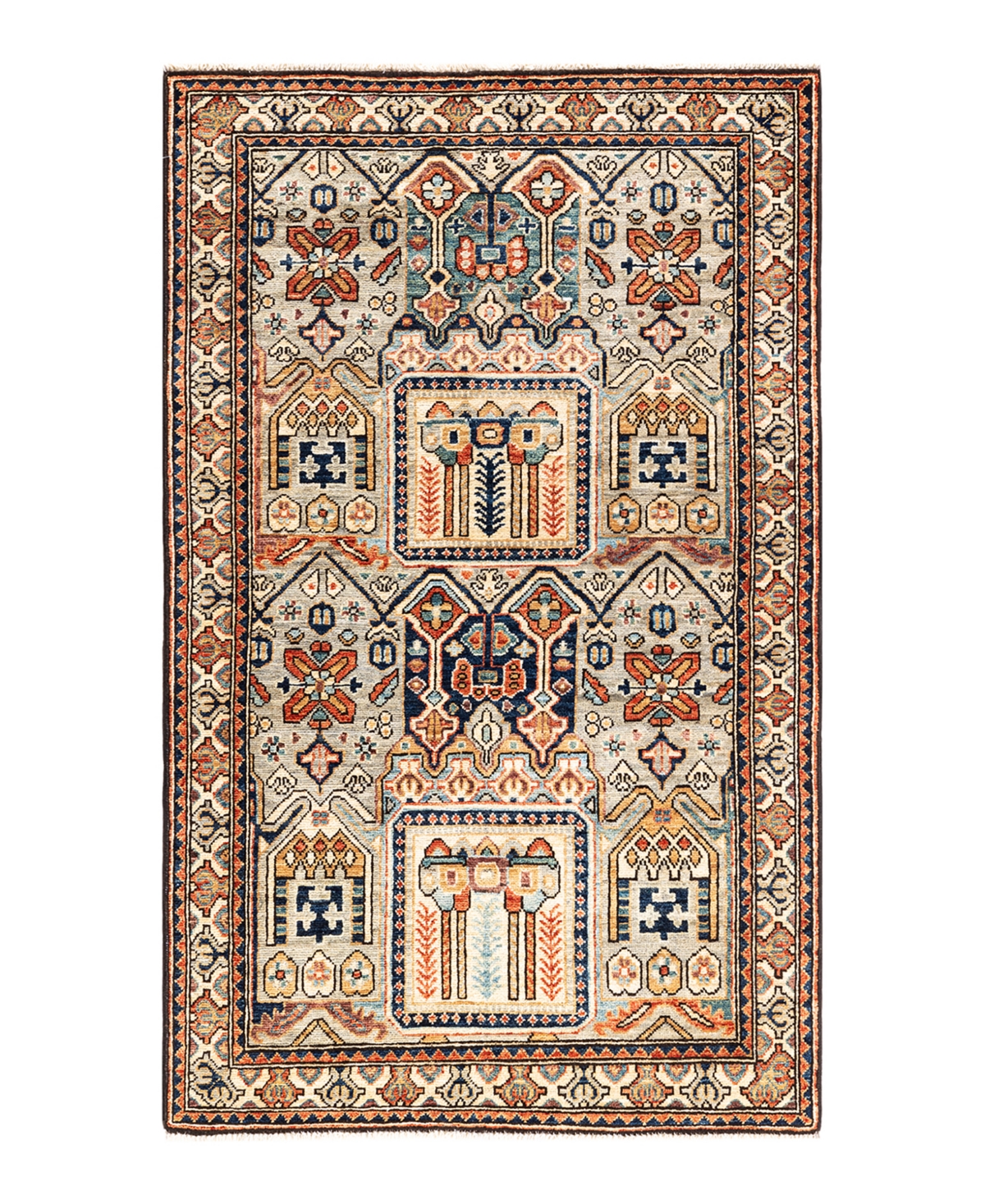Adorn Hand Woven Rugs Serapi M1971 3'2in x 5'4in Area Rug - Orange