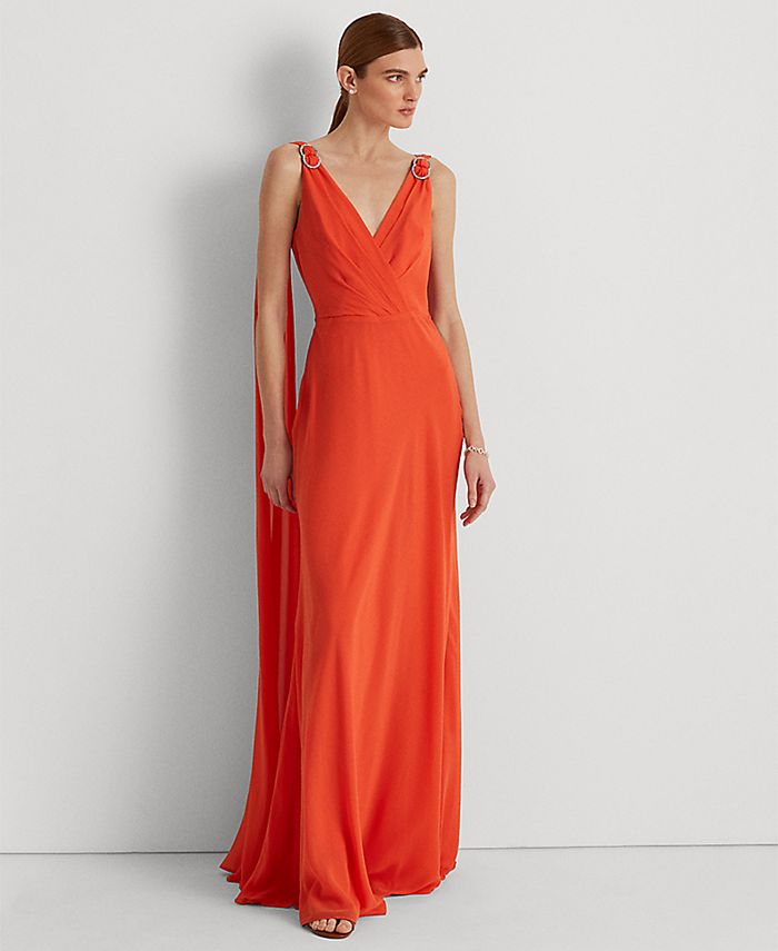 Lauren Ralph Lauren Crinkled Gown Macy's