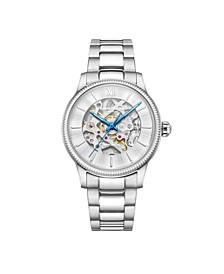 Women's Automatic Silver-tone Stainless Steel Bracelet Watch 36mm